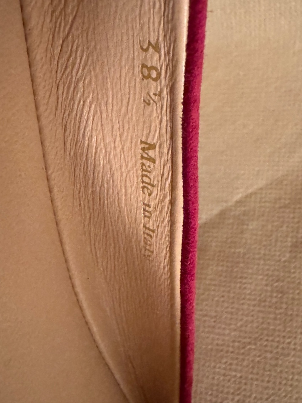 Jimmy Choo Gaze Flats Dark Pink Suede Patent Leather - Picture 7 of 7
